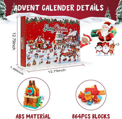 Christmas Building Blocks Christmas Village House Building Set