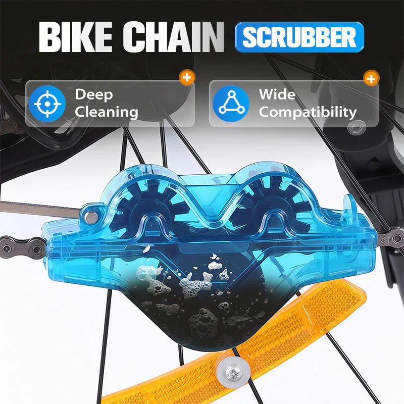 Frog-Shaped Bike Chain Scrubber
