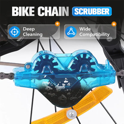 Frog-Shaped Bike Chain Scrubber