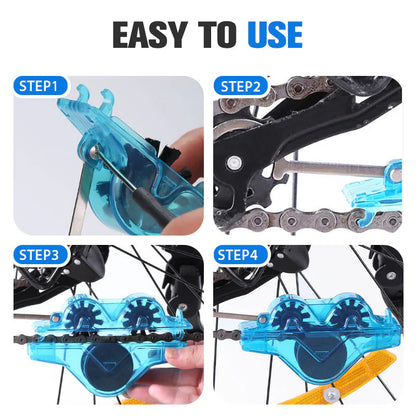 Frog-Shaped Bike Chain Scrubber