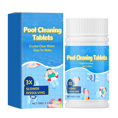 Crystal Clear Pool  Cleaner Long-Lasting Cleaning Tablets