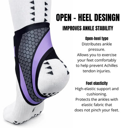 Adjustable Compression Ankle Support Brace (2PCs)
