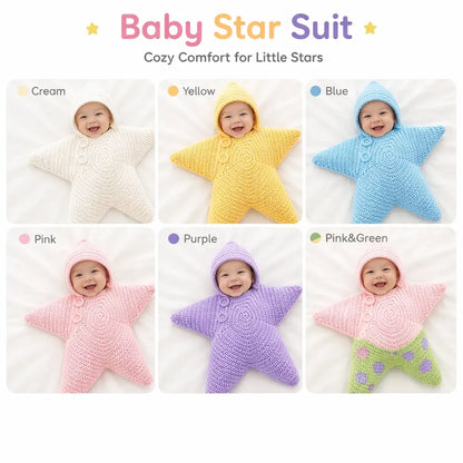 Baby Star Suit™ — A Star-Shaped Comfort Wrap for Little Ones