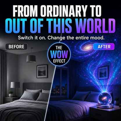 5D Holographic Night Light Projector