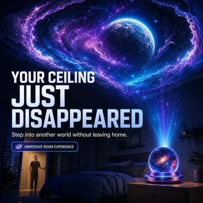 5D Holographic Night Light Projector