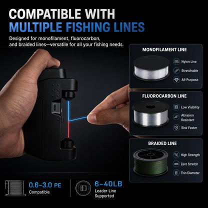 Automatic Knot Tying Tool for Anglers